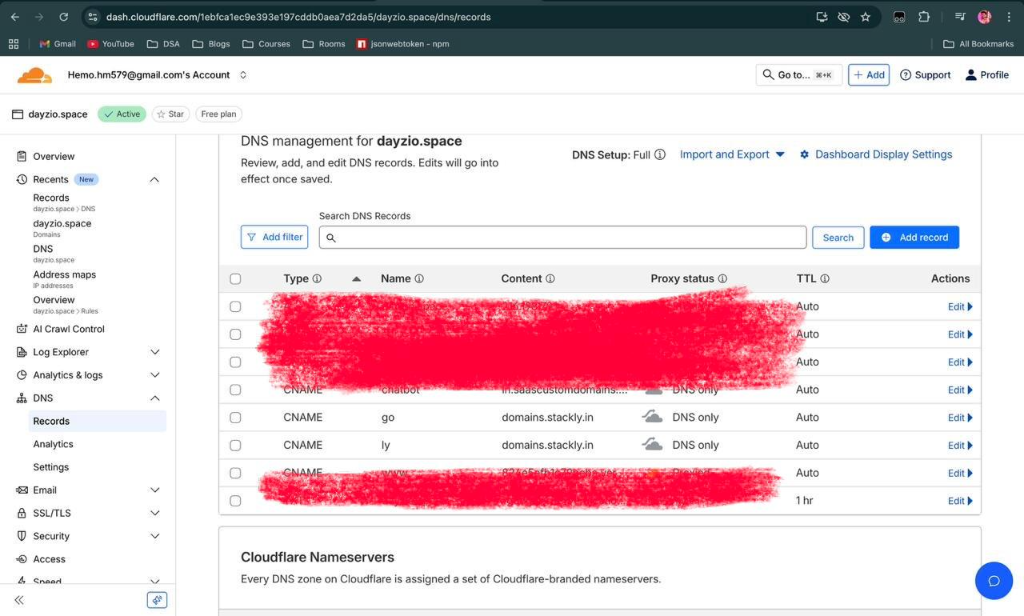 DNS Setup Example